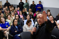 Seminário em Telêmaco Borba destaca prevenção às drogas e fortalecimento das políticas de proteção às mulheres Foto: Ricardo Almeida/SESP