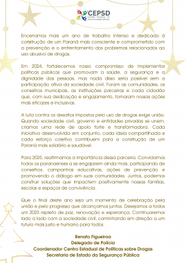 Mensagem final de ano - 2024