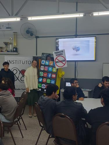 CEPSD promove na UNILEHU oficinal "Você ou a Tela: Quem está no controle?"