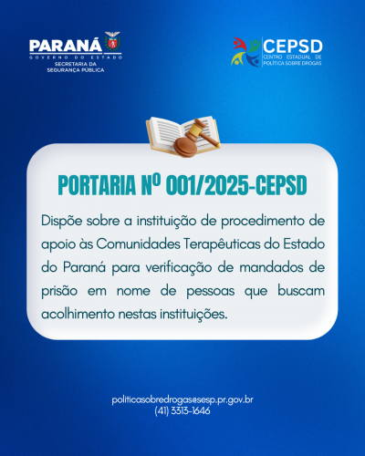 Portaria 001/2025-CEPSD