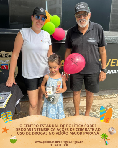 CEPSD intensifica ações de combate ao uso de drogas no Verão Maior Paraná