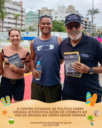 CEPSD intensifica ações de combate ao uso de drogas no Verão Maior Paraná