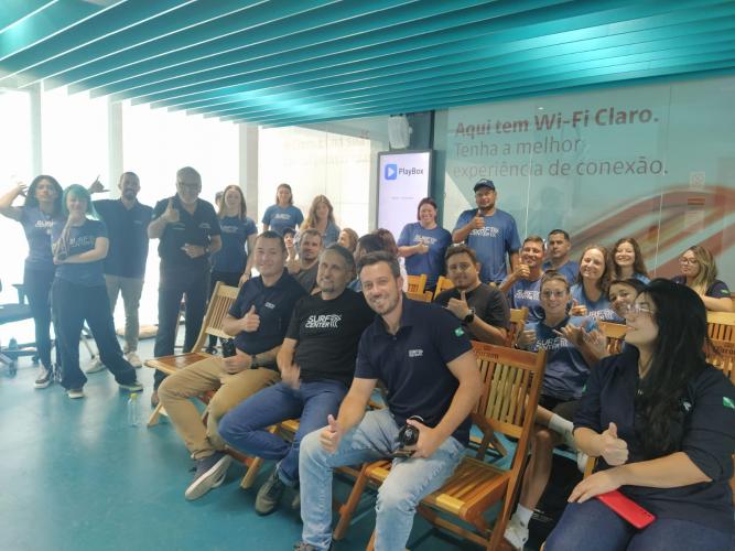 Palestra na Surf Center