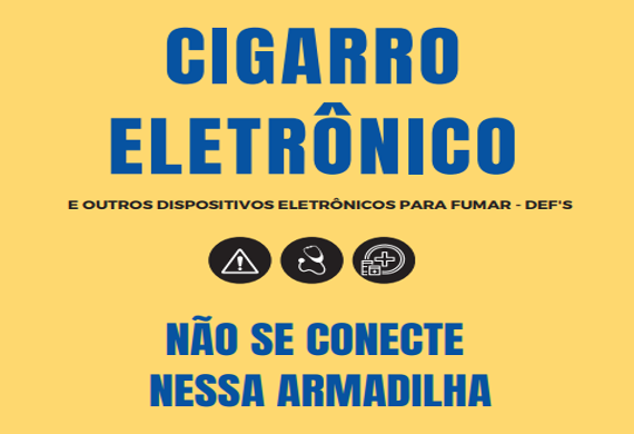 Capa folder cigarro eletrônico