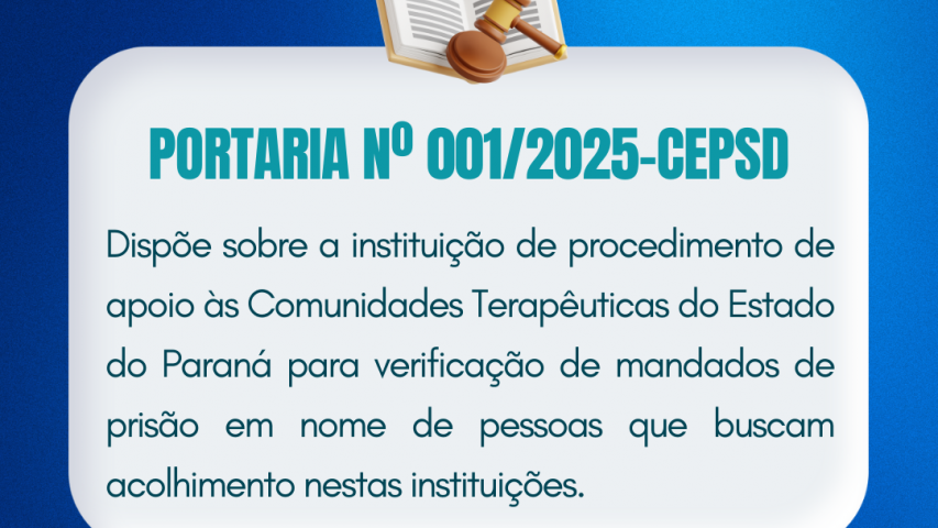 Portaria 001/2025-CEPSD